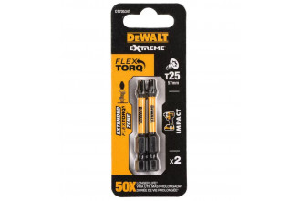 Набор бит Impact Flextorq Extreme Torx Т25 2 шт DeWALT DT70534T