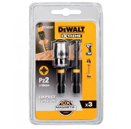 Набір біт і насадок PZ2 L50 DeWALT DT70535T