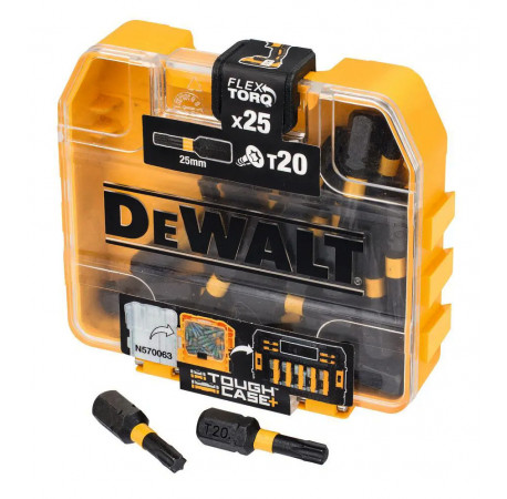 Набір біт Extreme FlexTorq Torx T20 25 шт DeWALT DT70557T