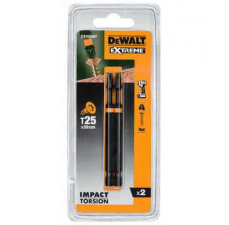Набор бит Torx L89 T25 DeWALT DT70569T