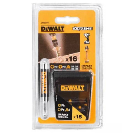 Набір біт і магнітний тримач 16 шт DeWALT DT70577T купити