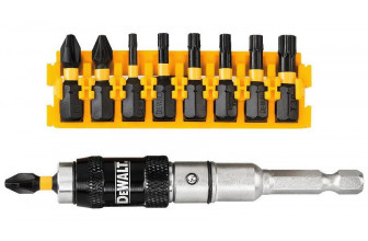 Набір біт Extreme Impact Torsion і магнітний тримач 10 шт DeWALT DT70578T