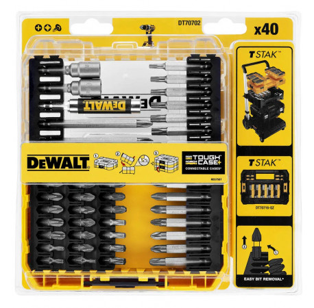 Набір біт і магнітний тримач 41 шт DeWALT DT70702 купити