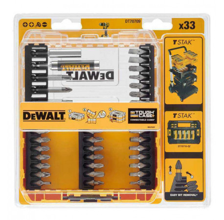 Набір біт і магнітний тримач 33 шт DeWALT DT70709 ціна