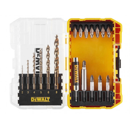 Набір біт та свердел і магнітний тримач 19 шт DeWALT DT70711 купити