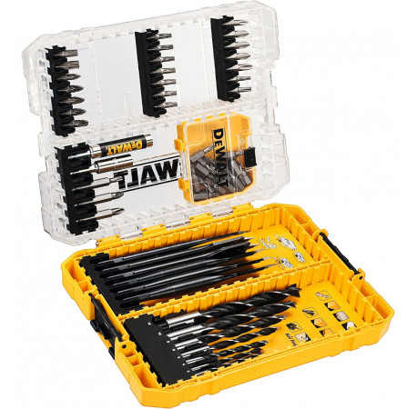 Набір біт та свердел і магнітний тримач 57 шт DeWALT DT70758
