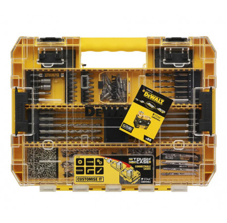 Набір універсальний біти та свердла і торцеві головки 85 шт DeWALT DT70763 ціна