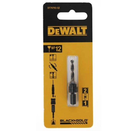 Свердло пілотне з зенкером Flip&Drive №12 DeWALT DT70793 ціна