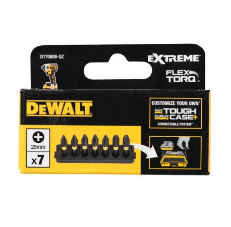 Кассета с битами FlexTorq набор бит 7шт DeWALT DT70808 купить