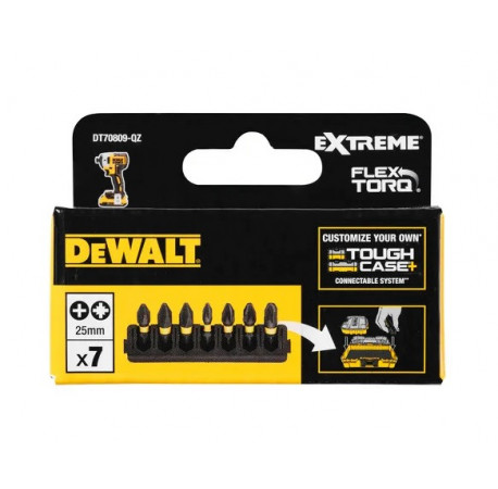 Кассета с битами FlexTorq набор бит 7шт DeWALT DT70809 купить