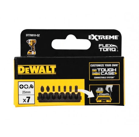 Кассета с битами FlexTorq набор бит 7шт DeWALT DT70810 купить
