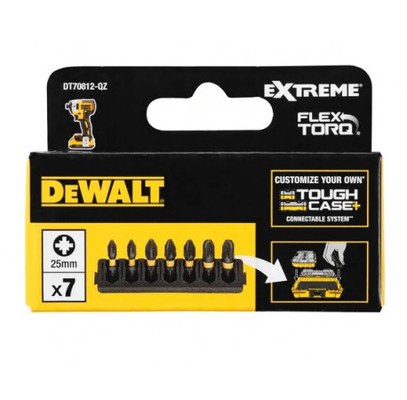 Кассета с битами FlexTorq набор бит 7шт DeWALT DT70812 купить