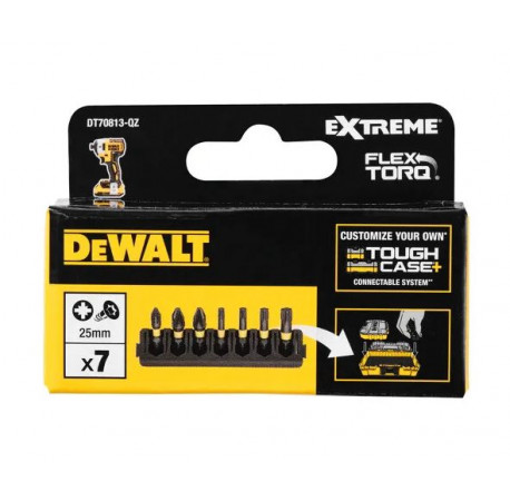 Касета з бітами FlexTorq набір біт 7шт DeWALT DT70813 купити