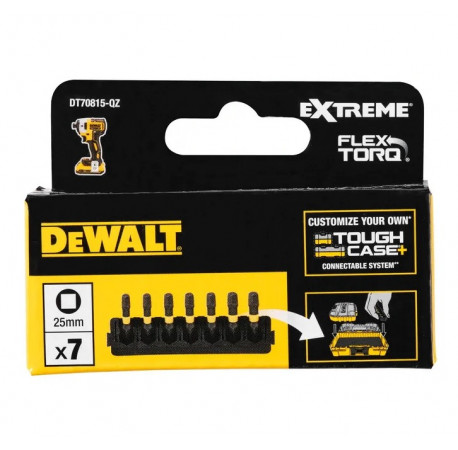 Кассета с битами FlexTorq набор бит 7шт DeWALT DT70815 купить