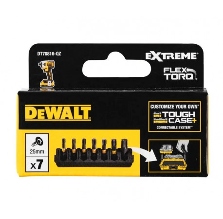 Касета з бітами FlexTorq набір біт 7шт DeWALT DT70816 купити