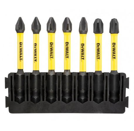 Касета з бітами FlexTorq набір біт 7шт Philips DeWALT DT70818
