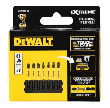 Кассета с битами FlexTorq набор бит 7шт DeWALT DT70823 купить