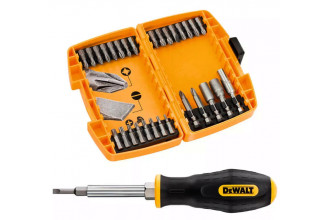 Викрутка набір біт насадок і магнітний тримач DeWALT DT71506