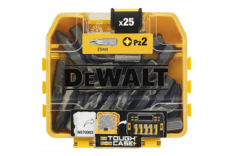 Набір біт Pozidriv 1/4 L25 Pz2 DeWALT DT71521