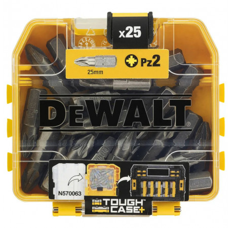 Набор бит Pozidriv 1/4 L25 Pz2 DeWALT DT71521