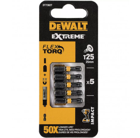 Набор бит Torx Т25 DeWALT DT7382T