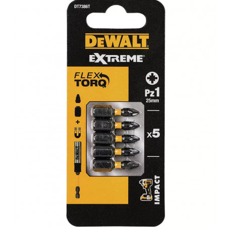 Біта Pozidriv 1/4 L25 PZ1 DEWALT DT7386T