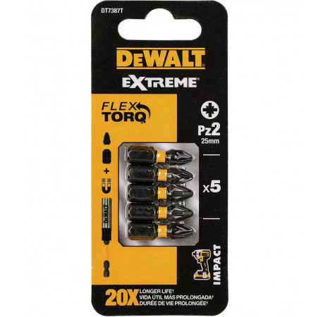 Бита Pozidriv 1/4 L25 PZ2 DEWALT DT7387T