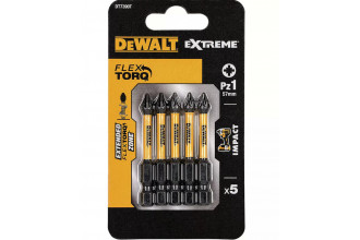 Набір біт IMPACT EXTREME FLEXTORQ Pozidriv Pz1 L57 DeWALT DT7390T