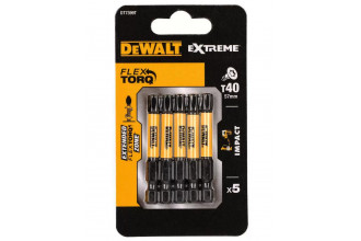 Набір біт IMPACT EXTREME FLEXTORQ Torx Т40 L57 DeWALT DT7399T