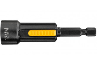 Голівка торцева магнітна 6-ти гранна Extreme 1/4x13 мм DeWALT DT7450