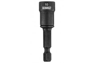 Головка торцевая магнитная 6-ти гранная съемная Impact 1/4x10 мм DeWALT DT7466
