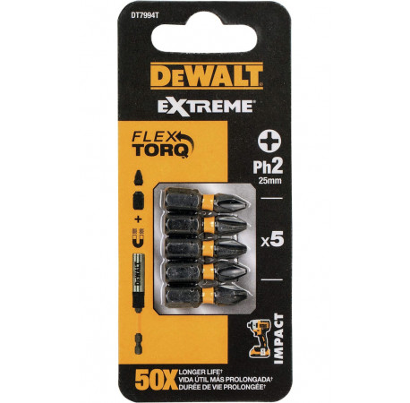 Набір біт Phillips Ph2 L25 DeWALT DT7994T
