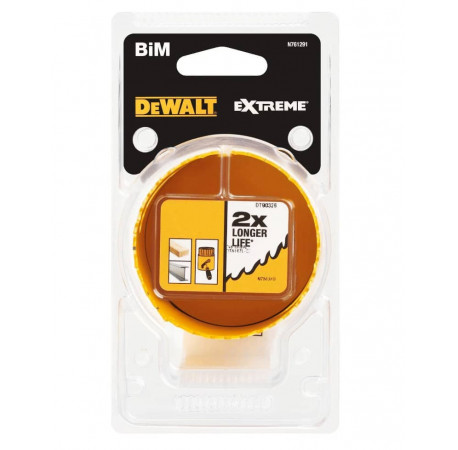 Ціфенбор-коронка біметалічна Extreme 2X Long Life 102 мм DeWALT DT90338 купити