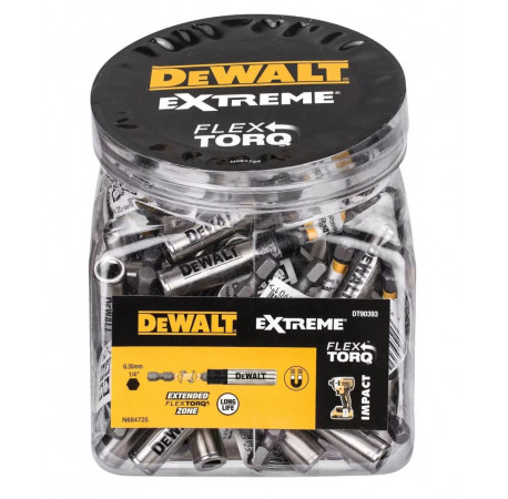 Магнитный держатель бит вставок 92 мм 50 шт DeWALT DT90393_50