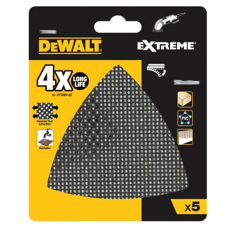 Шліфпапір для дельташліфмашин 93x93мм P120 5шт DeWALT DTM3093 ціна