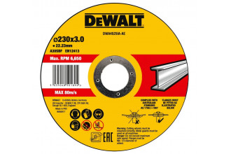 Круг отрезной High Performance по металлу 230х3х22.2 DeWALT DWA4525IA