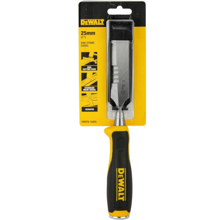 Стамеска ударна з бічною ріжучою кромкою лезо 150х25 мм DeWALT DWHT0-16065 В Тулс ДеВолт