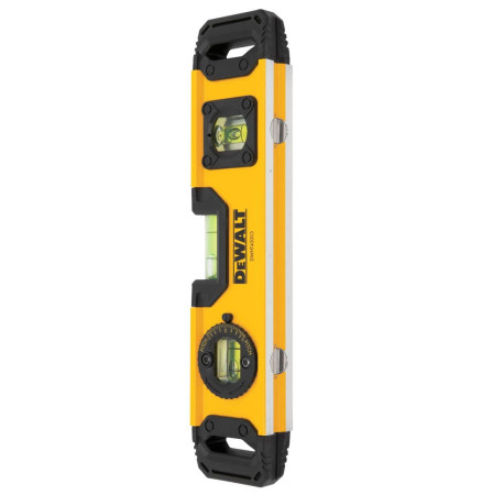 Уровень алюминиевый TORPEDO 23 см с магнитами 3 капсулы DeWALT DWHT0-43003 цена