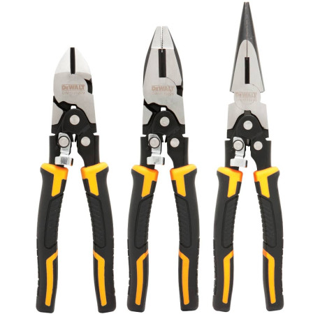 Набір плоскогубці і кусачки Compound Action 3шт DeWALT DWHT0-70485