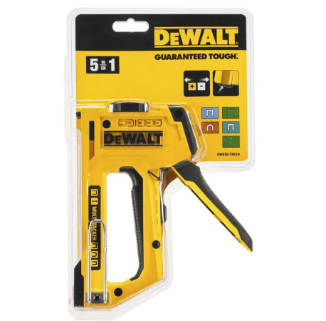 Степлер Multi Tacker 5в1 для скоб типу A,G,H і цвяхів типу J DeWALT DWHT0-TR510 ціна