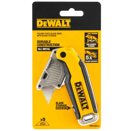 Ніж Utility трапеція складаний 160мм DeWALT DWHT10429-0 з доставкою