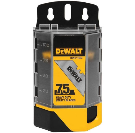 Леза запасні трапецевидні для оздоблювальних робіт 50мм 75шт DeWALT DWHT11004-7 ціна