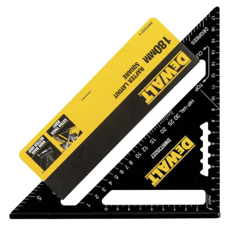 Косинець металевий для покрівельних робіт 180х180мм DeWALT DWHT25227-0