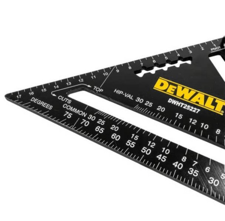 Косинець металевий для покрівельних робіт 180х180мм DeWALT DWHT25227-0 ціна