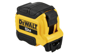 Рулетка вимірювальна Compact пластиковий корпус 5м х 28мм DeWALT DWHT38114-0
