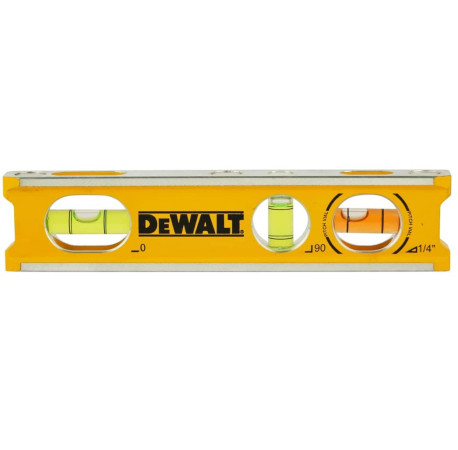 Уровень алюминиевый Billet Torpedo 16.5 cм с магнитами 3 капсулы DeWALT DWHT42525-0
