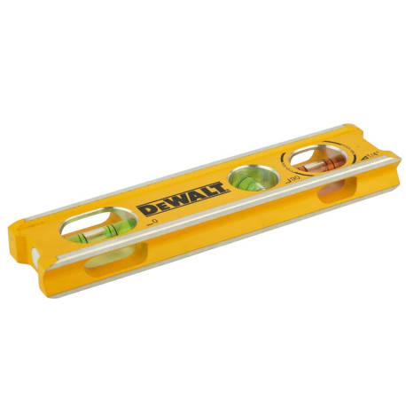 Уровень алюминиевый Billet Torpedo 16.5 cм с магнитами 3 капсулы DeWALT DWHT42525-0 цена