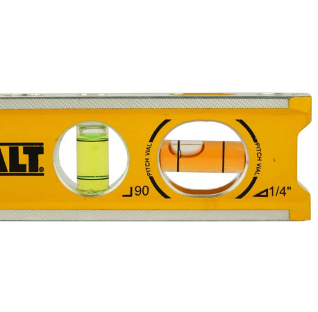Уровень алюминиевый Billet Torpedo 16.5 cм с магнитами 3 капсулы DeWALT DWHT42525-0 в Тулс ДеВолт