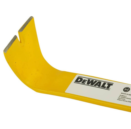 Гвоздодер-монтировка плоский стальной 30 см DeWALT DWHT55518-1 с другого ракурса