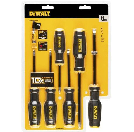 Набір викруток ToughSeries Max Fit 6шт DeWALT DWHT62056-0 ціна